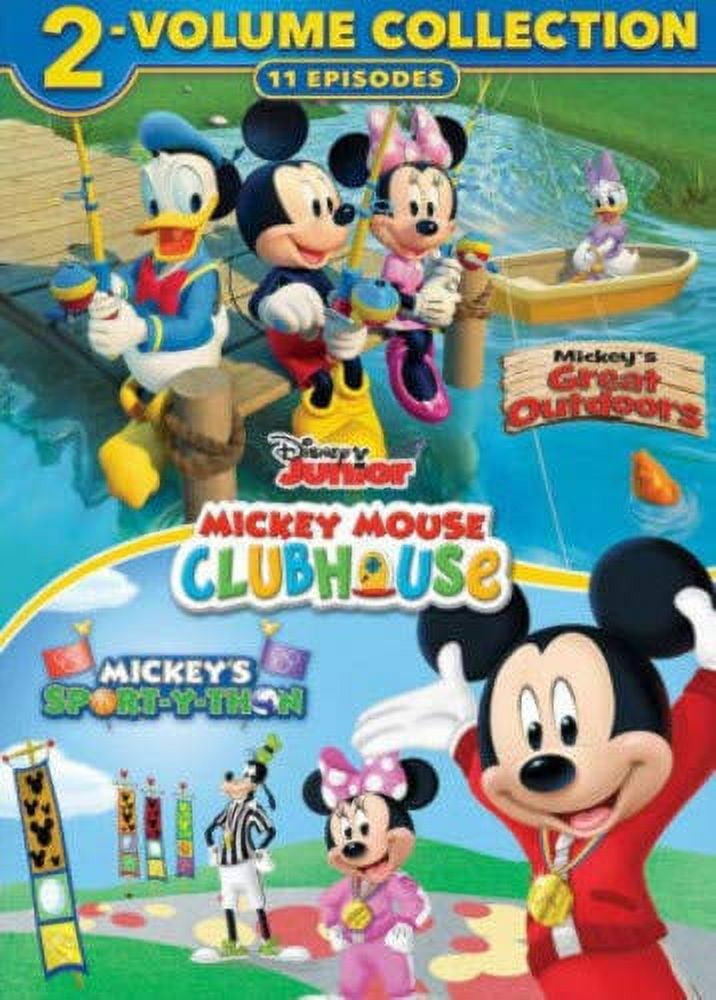 6) Disney Mickey Mouse Children's DVD Lot: (3) MM Clubhouse (2