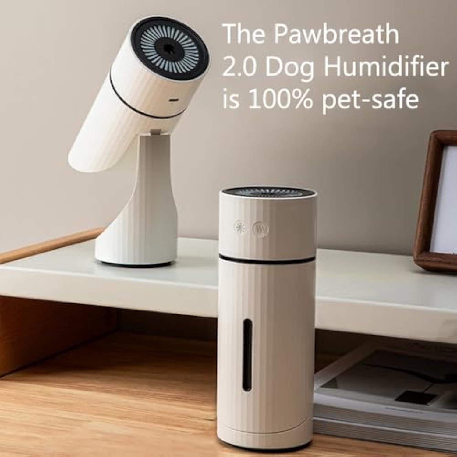 Breath 2.0 Dog Humidifier - 100% Pet-Safe,No Risks, Breath 2.0 Humidifier,Mini Dog Humidifiers with Whisper-Quiet/90° Adjustable Mist,Creates a Safe,Moisturized Environment for Dogs