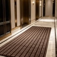thumbnail image 6 of Long Runner Rug 16x72in Shaggy Extra Thick Fluffy Foot Mat Non Slip Latex Backing Soft High Pile Absorbent Carpet for Bathroom Laundry Room Hallway Bedroom - Washable Floor Runner, 6 of 7