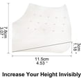 thumbnail image 3 of ORUYROP Invisible Height Increase Insole Unisex Silicone Heel Protector Insoles Shoe Inserts Pads Pain Relieve 3CM, 3 of 7