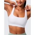 thumbnail image 4 of Sostén CRZ YOGA Butterlift sin Varillas, Doble Capa, Cuello Cuadrado Blanco Talla L, 4 of 5