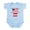Sky Blue, variant on CafePress - Made In America With Austrian Parts Body Suit - Baby Light Bodysuit, Size Newborn - 24 Months