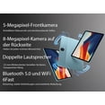 thumbnail image 6 of Android 14 Tablet, 11 inch 12GB RAM + 128GB ROM 1TB Expand, Octa-Core Tablet with GPS, 8000mAh, 1280x800 FHD Display, 5MP+8MP Dual Camera, WiFi, Bluetooth, GPS,Includes protective case, 6 of 10