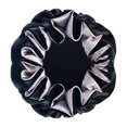 thumbnail image 1 of Gorro de pelo de felpa Zulema gorros de Dormir invierno Banda elástica alta Negro y gris, 1 of 6
