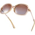 thumbnail image 2 of FEISEDY Classic Womens Elegant Polarized Sunglasses Ladies Wide Square Sunglasses Shades B2683, 2 of 7