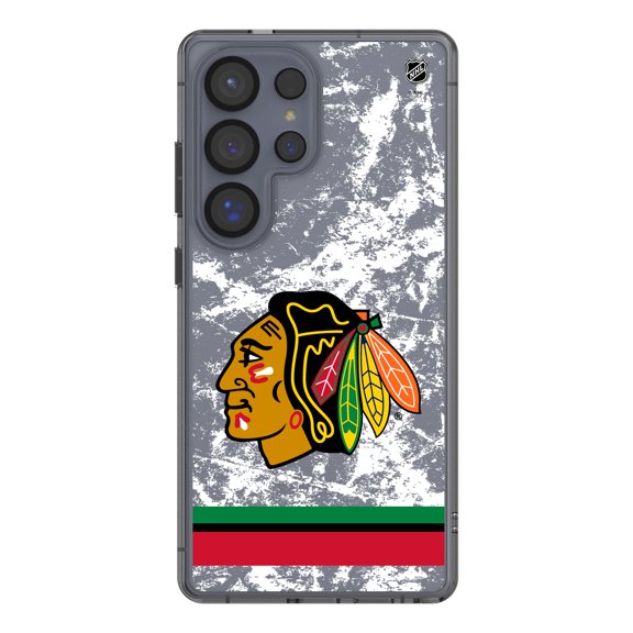 Chicago Blackhawks Galaxy Stripe Clear Ice Case