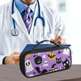 thumbnail image 5 of COEQINE Halloween Pumpkin Stethoscope Storage Bag for Women Ghost Stethoscope Carrying Case Stethoscope Case Kit for Men Storage Bags with Zipper Stethoscope Accessories Pediatrics Spooky, 5 of 7