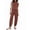 Terracotta Color, variant on Ekouaer Two Piece Outfits Lounge Sets for Women Sweater Sets Knit Short Sleeve Tops Jogger Pants Matching Tracksuit