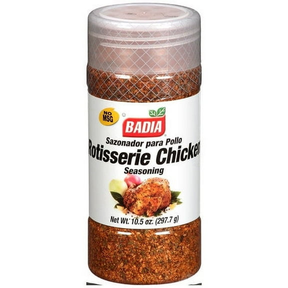 Badia Rotisserie Chicken Seasoning, 6 oz Bottle