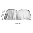thumbnail image 2 of Unique Bargains Brim Aluminium Foil Exterior Universal Car Front Window Sunshade, 2 of 6