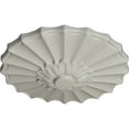 thumbnail image 3 of Ekena Millwork 9"OD x 1 3/8"P Shakuras Ceiling Medallion (Fits Canopies up to 1 3/8"), Hand-Painted Pot of Cream, 3 of 7