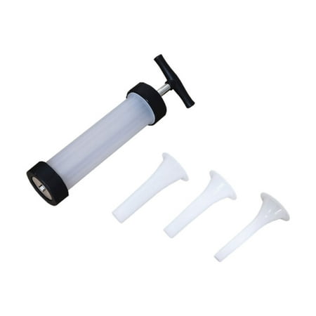 

Sausage Stuffer Manual Sausage Maker Plastic Meat Filler Stuffer Funnel Tubes Sausage Filling Tool Quality for Hand Operated Meat