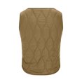 thumbnail image 5 of nerohusy Women's Quilted Vest Petite V Neck Fleece Puffer Vest Slim Fit Button Down Padded Gilet Sleeveless Outerwear Coat 2025 Coffee,XL, 5 of 8