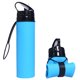 thumbnail image 3 of Botella deportiva de silicona reutilizable Wdftyju 600 ml suave plegable para El hogar y la oficina, 3 of 9