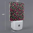 thumbnail image 2 of Balery Ripe Red Cherry Pattern LED Night Light with Automatic Sensor Plug in Night Light with Dusk-to-Dawn Light Sensor LED Nightlight 0.5W-US, 2 of 7