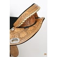 thumbnail image 6 of 16 In HILASON Western Horse Treeless Trail Barrel American Leather Saddle | for Horses, 6 of 7
