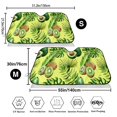 thumbnail image 3 of Kdxio Kiwi and Avocado Print Windshield Sun Shade,UV Rays and Sun Heat Protection,Sunshade for Car Windshield,Car Shade Front Windshield - Small, 3 of 6