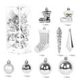 thumbnail image 2 of PENGXIANG 21PCS Plastic  Tree Decor Christmas Decorations Ball Ornament (Light Blue), 2 of 8