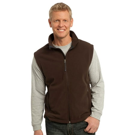 Port Authority Mens Super Soft Fleece Adjustable Vest