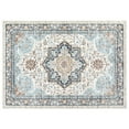 thumbnail image 6 of Machine Washable Rug, Neutral Floral Vintage Area Rugs for Living Room, Bedroom, Dining Room, Hallway Kitchen Entryway Corridor Floor Carpet Runner with Non-Slip Pad, 6 of 7