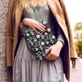 thumbnail image 5 of HELLHERO White Daisies Bible Covers Top Handle for Church Outdoor Study Prayer, PU Leather Protective Church Bible Bag, 5 of 12