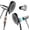 Chrome-Filter Upgraded Version, variant on Black Filter Basic Model Handheld Shower Head with 10 Spray Settings