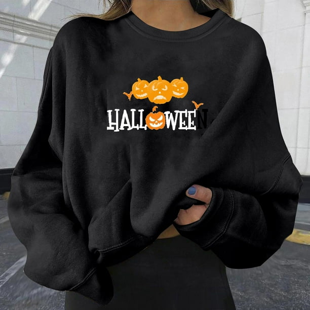 Femmes Halloween Sweat Shirt Col Rond pour la Mode Col Rond