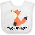 thumbnail image 3 of Inktastic Fox for Girls Woodland Animal Girls Baby Bib, 3 of 4