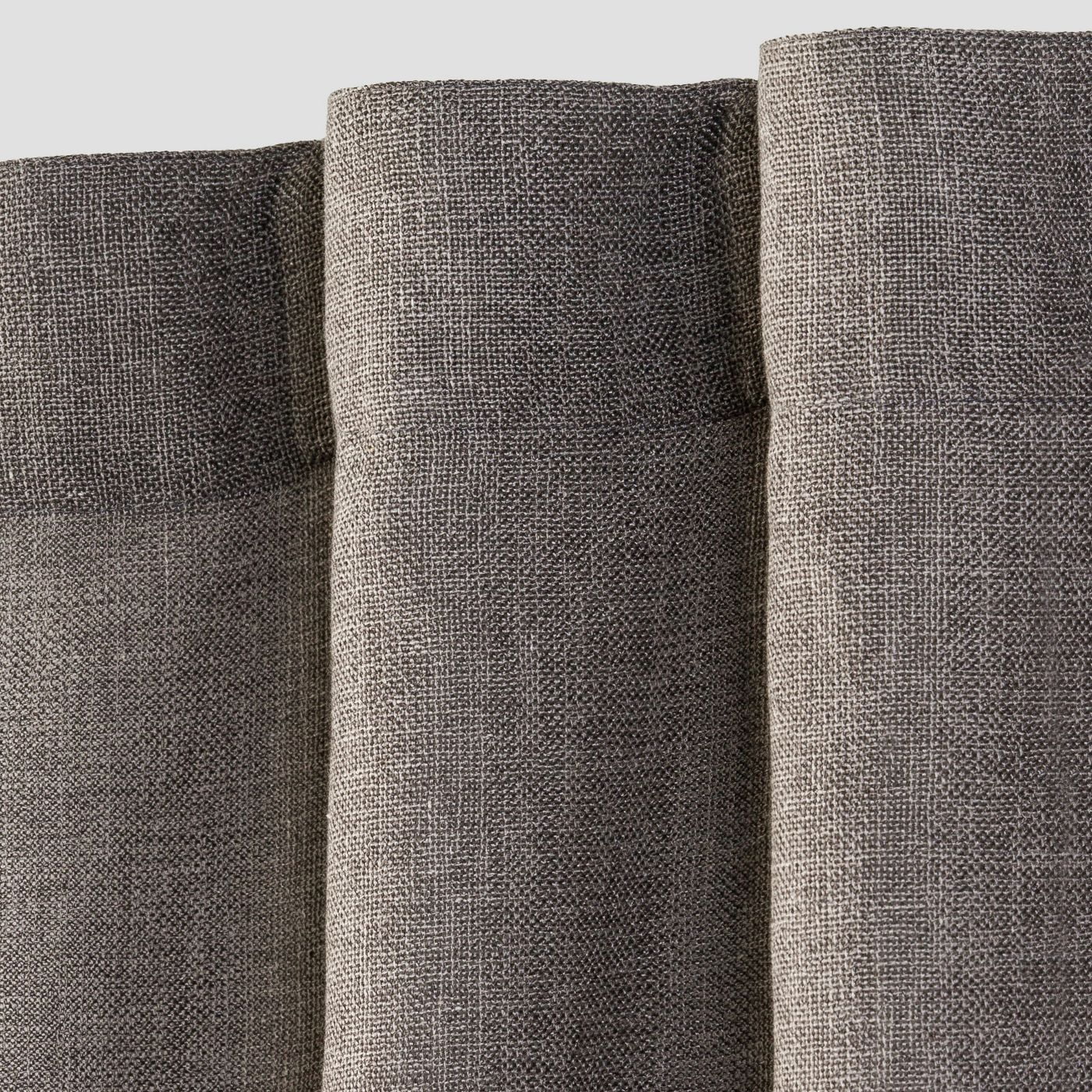 Threshold Stitched Edge Light Filtering Single Curtain Panel, 54x108