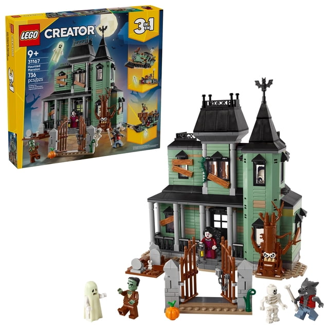 Juguete de construcción LEGO Creator Mansión encantada 3 en 1 31167