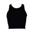 thumbnail image 4 of Duoif Tank Top for Women, Women's Cropped Tank Tops Ribbed Sleeveless Crew Neck Blouses Summer Casual Basic Tops Womens Tank Tops Womens Tops Black L, 4 of 4
