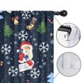 thumbnail image 4 of Blackout Kids Curtains,Dark Blue Christmas Santa Pattern Childrens Insulated Curtains Set Of 2,Bedroom Essentials,Toddler Room Decor 42"x54", 4 of 5
