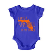 In My Diaper I Have A Seminole Florida Sports Pride Baby One Piece