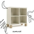 thumbnail image 6 of Storkcraft California Cube Organizer Children's Bookcase, Frosted Oat with Driftwood, 6 of 11