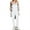 White, variant on LANGWYQU Women Sleeveless Denim Jumpsuit Casual Jeans Long Bib Pants