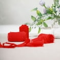 thumbnail image 6 of Efavormart 1.5" x 6 Yard - Set of 2 Red Chiffon Ribbon Rolls For Bouquets, Wedding Invitations & Gift Wrapping, 6 of 11