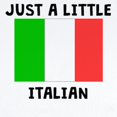 thumbnail image 2 of CafePress - Just A Little Italian Body Suit - Baby Light Bodysuit, Size Newborn - 24 Months, 2 of 4
