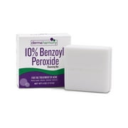 DermaHarmony 10% Benzoyl Peroxide Cleansing Bar (Non-Soap) - Unscented