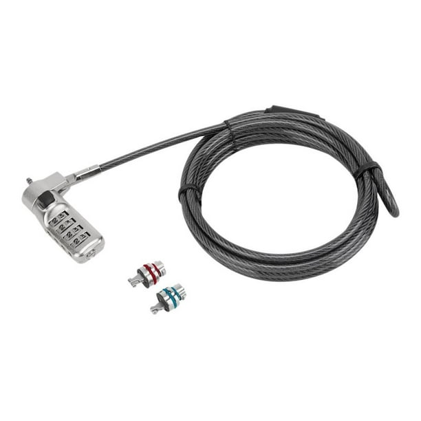 Targus Defcon 3in1 Fixed Combination Lock security cable lock