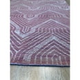 thumbnail image 4 of EORC Pink Hand-Tufted Wool Contemporary Spring Rug, 7'6 x 9'6, 4 of 4