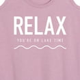 thumbnail image 3 of Instant Message - Relax Lake Time - Women's Racerback Tank Top, 3 of 6