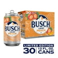 thumbnail image 3 of Busch Light Peach American Lager Beer 30 pack 12 fl oz Aluminum Cans 4.1% ABV, 3 of 7