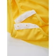 thumbnail image 6 of YONGHS Girls Kids Sleeveless Ballet Leotard Tutu Mesh Skirts Ballerina Team Competition Dancewear Yellow 7-8, 6 of 7