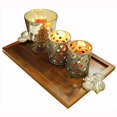thumbnail image 4 of Amber Home Goods Champagne Collection Conical Bowl Shaped Votive, 4 of 4