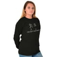 thumbnail image 4 of I've Got Your Back Funny Nerdy Plus Size Long Sleeve Graphic Tee Shirt Brisco Brands 2X, 4 of 5