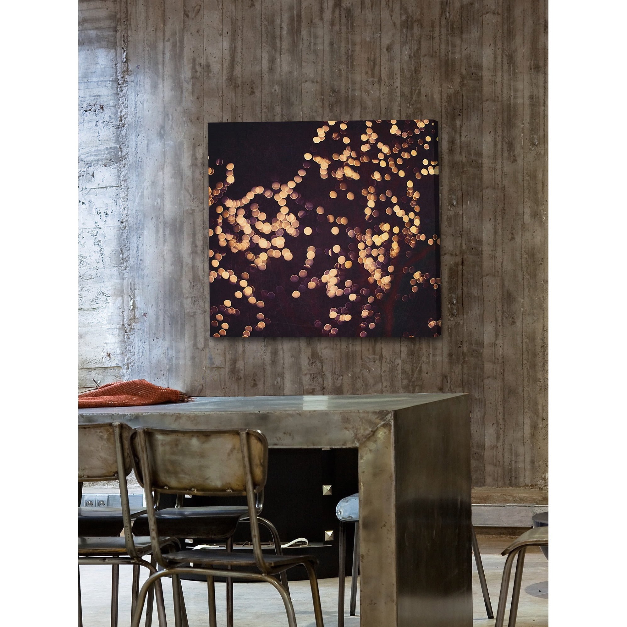 "Abstract Lights" Painting Print on Wrapped Canvas
