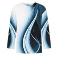 thumbnail image 4 of Qiopertar Liquidation à Moins de 5$ Hommes Imprimé Col Rond Mode Décontractée Manches Courtes Blouses Chemises en Liquidation Accès Anticipé Offres, 4 of 4