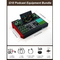 thumbnail image 2 of Tarjeta de sonido Gaming Audio Mixer con micrófono de condensador G10, 2 of 9