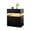 Black, variant on Hommoo 3 Drawer Dresser LED Nightstands, End Table Bedside Tables for Bedroom, Living Room, Gray