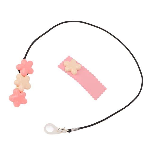 Clip De Cordón, 3 Flores Material De Nylon De Clip De Cuerda De Practicidad Fuerte A La Moda Hermosa Para Deportes